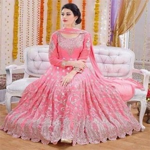 Georgette Embroidery Ladies Gown (Replica)
