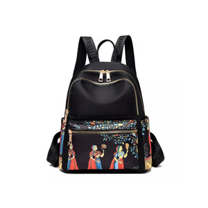 Printed shadow fashion backpack for girls