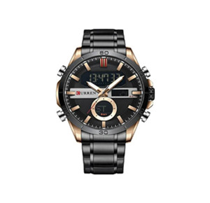 Curren 8384 Military Mens Analog Digital Watch (Black) (ETC)